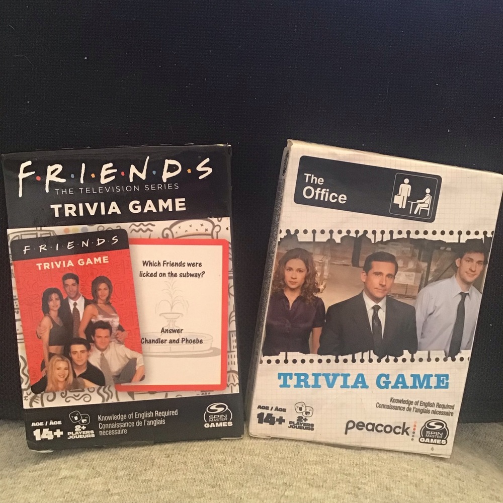 Friends and The Office Trivia Game Set